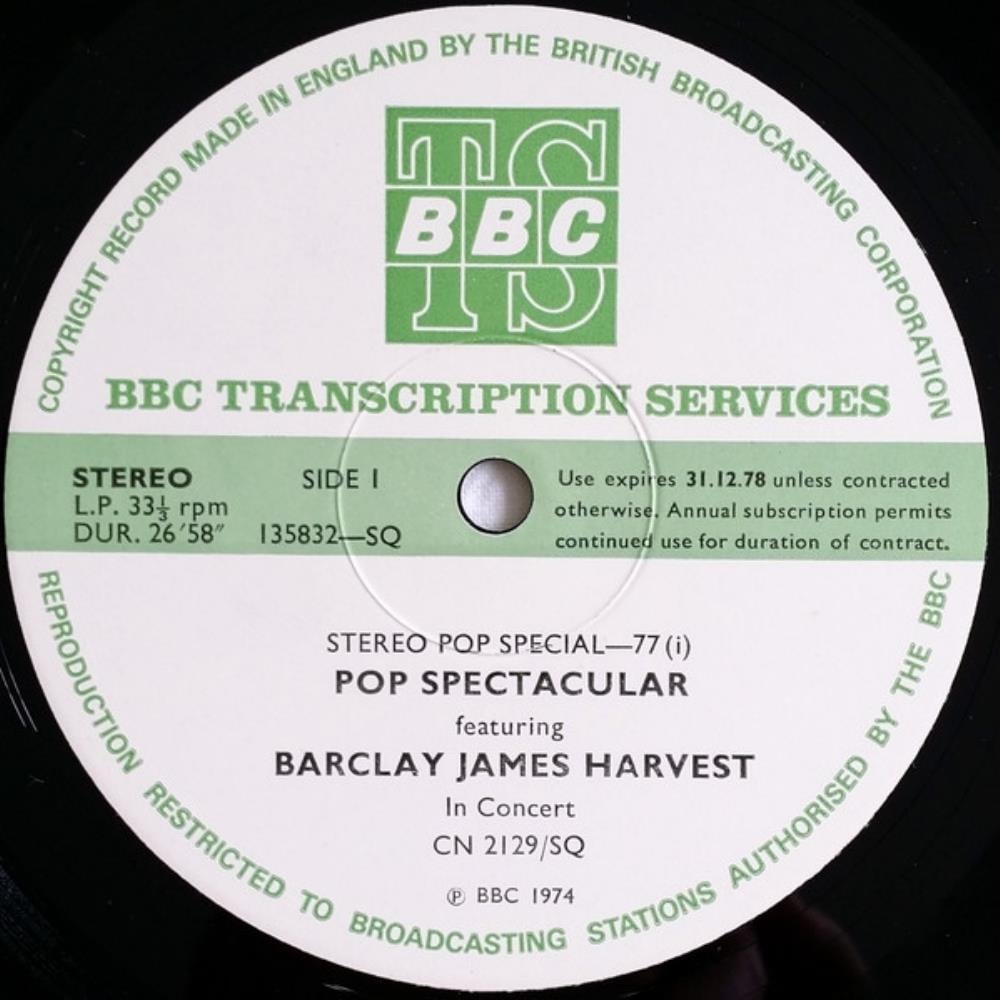 Barclay James  Harvest Stereo Pop Special - 77 album cover