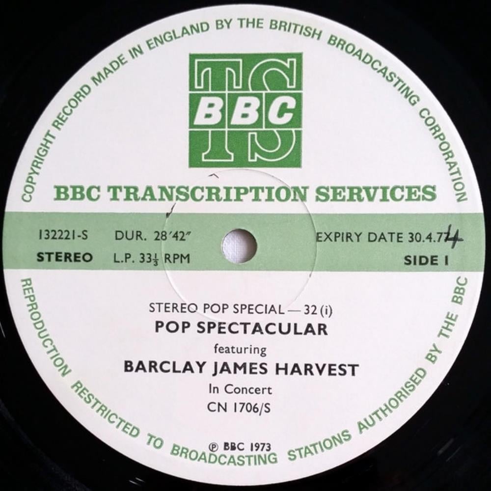 Barclay James  Harvest Stereo Pop Special - 32 album cover