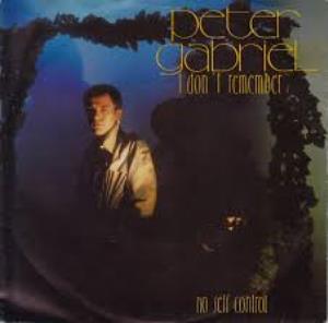 Peter Gabriel I Don't Remember album cover