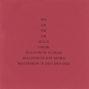 Current 93 - Maldoror Is Dead CD (album) cover