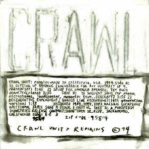 Crawl Unit - Remains CD (album) cover