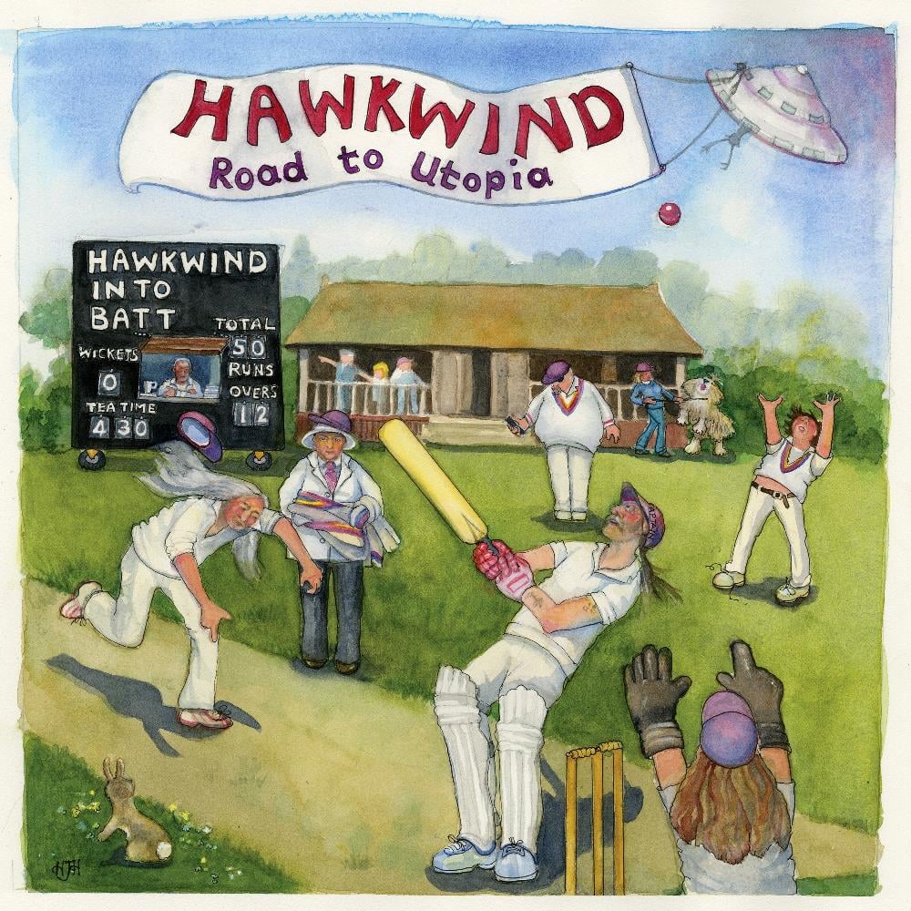  Road To Utopia by HAWKWIND album cover