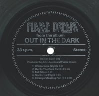 Flame Dream Out in the Dark (flexi disc extract) album cover