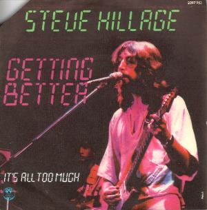 Steve Hillage Getting Better / It's All Too Much album cover