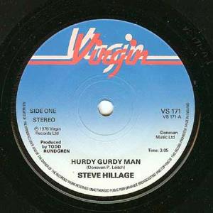 Steve Hillage Hurdy Gurdy Man album cover