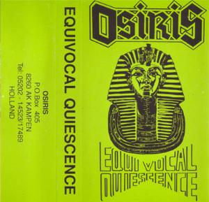 Osiris - Equivocal Quiescence CD (album) cover