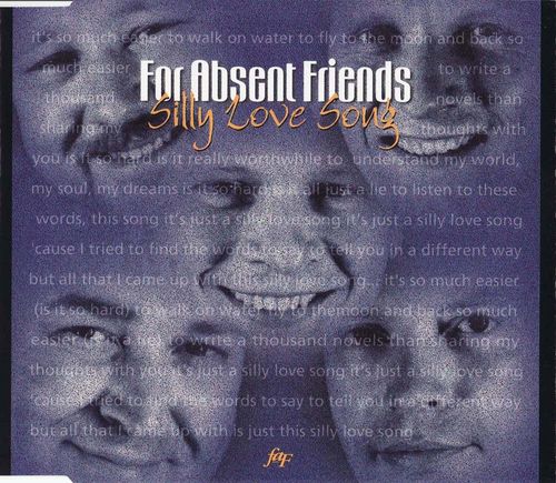 For Absent Friends Silly Love Song album cover
