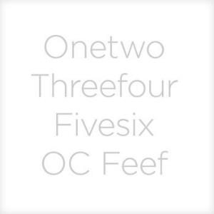 OC Feef - Onetwo Threefour Fivesix CD (album) cover