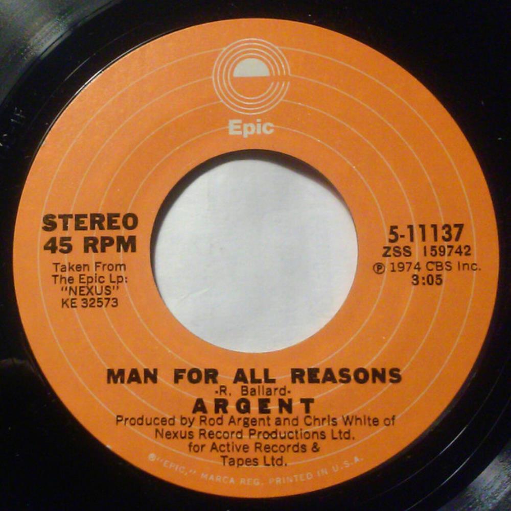 Argent Man for All Reasons album cover