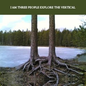 I am Three People Explore the Vertical album cover