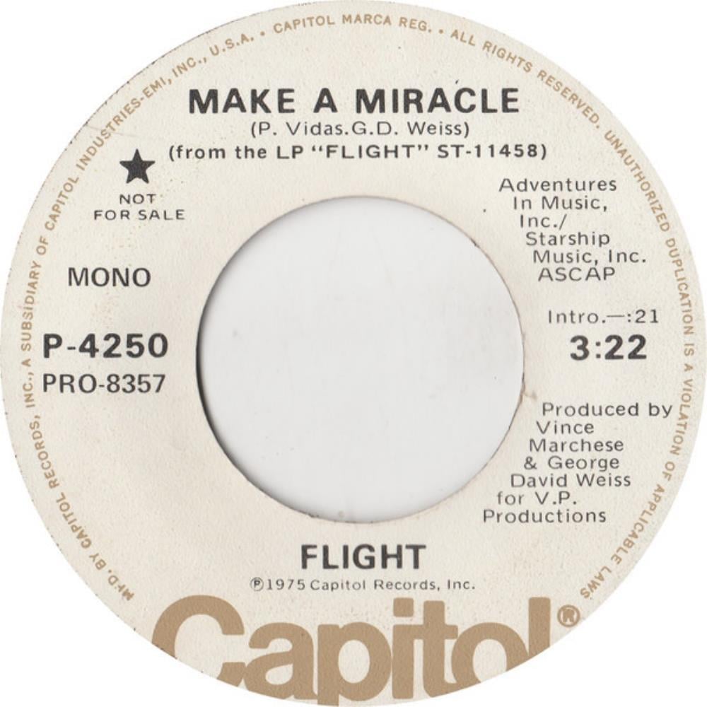Flight - Make a Miracle CD (album) cover