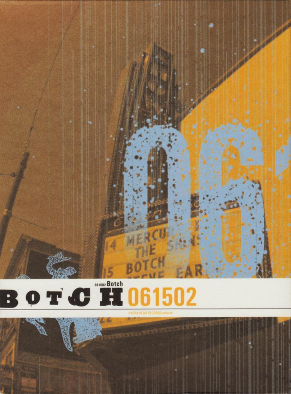 Botch - 061502 CD (album) cover