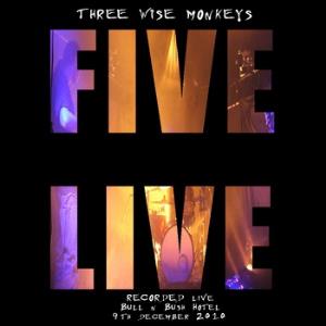 Three Wise Monkeys - 3WM - Five Live CD (album) cover