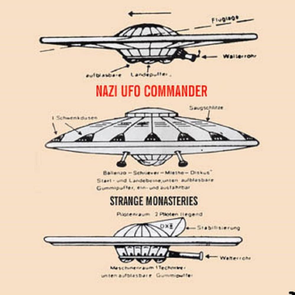 Nazi UFO Commander - Strange Monasteries CD (album) cover
