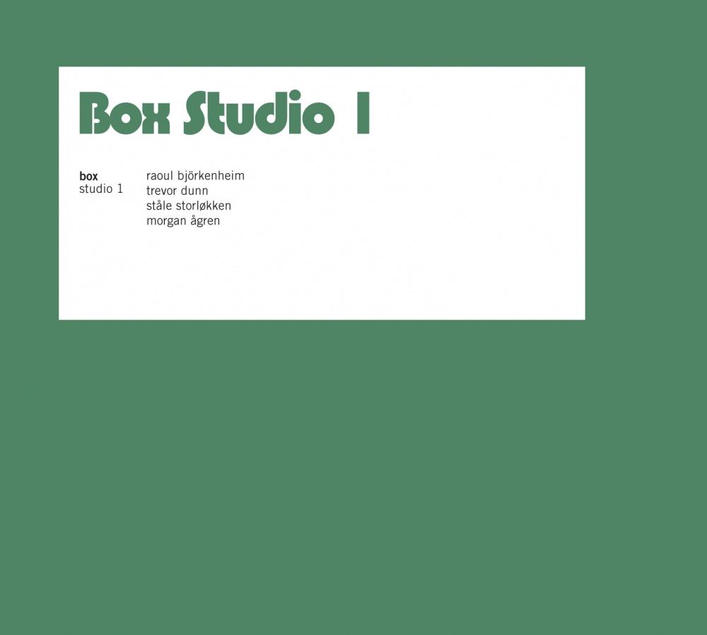 Box - Studio 1 CD (album) cover