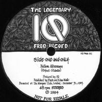 IQ The Legendary IQ Free Record album cover