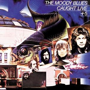 The Moody Blues Caught Live + 5  album cover