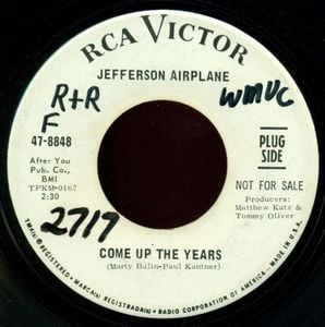 Jefferson Airplane Come Up the Years album cover