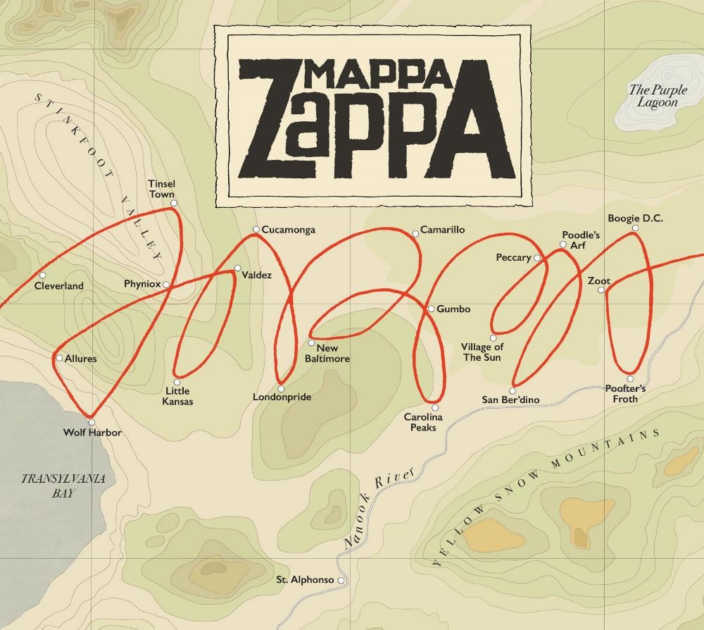 Various Artists (Tributes) Mappa Zappa album cover