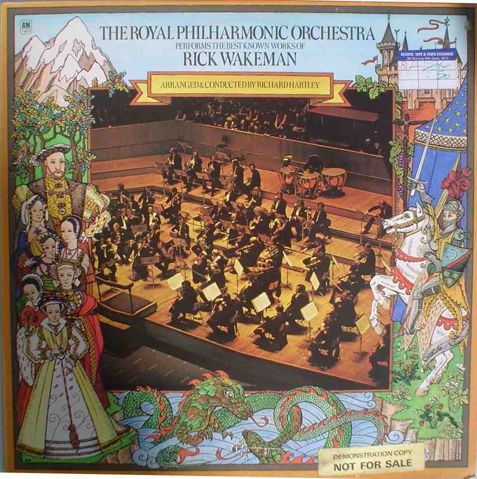 Various Artists (Tributes) The Royal Philharmonic Orchestra performs the best known works of Rick Wakeman album cover