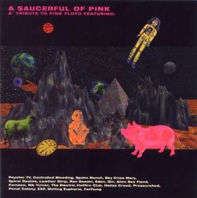 Various Artists (Tributes) A Saucerful Of Pink: A Tribute To Pink Floyd album cover
