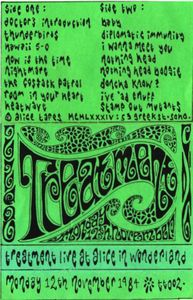 TreaTmenT Live At Alice In Wonderland album cover