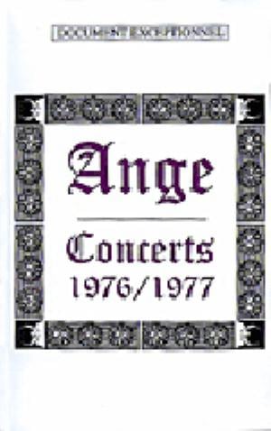 Ange Concerts 1976/1977 album cover