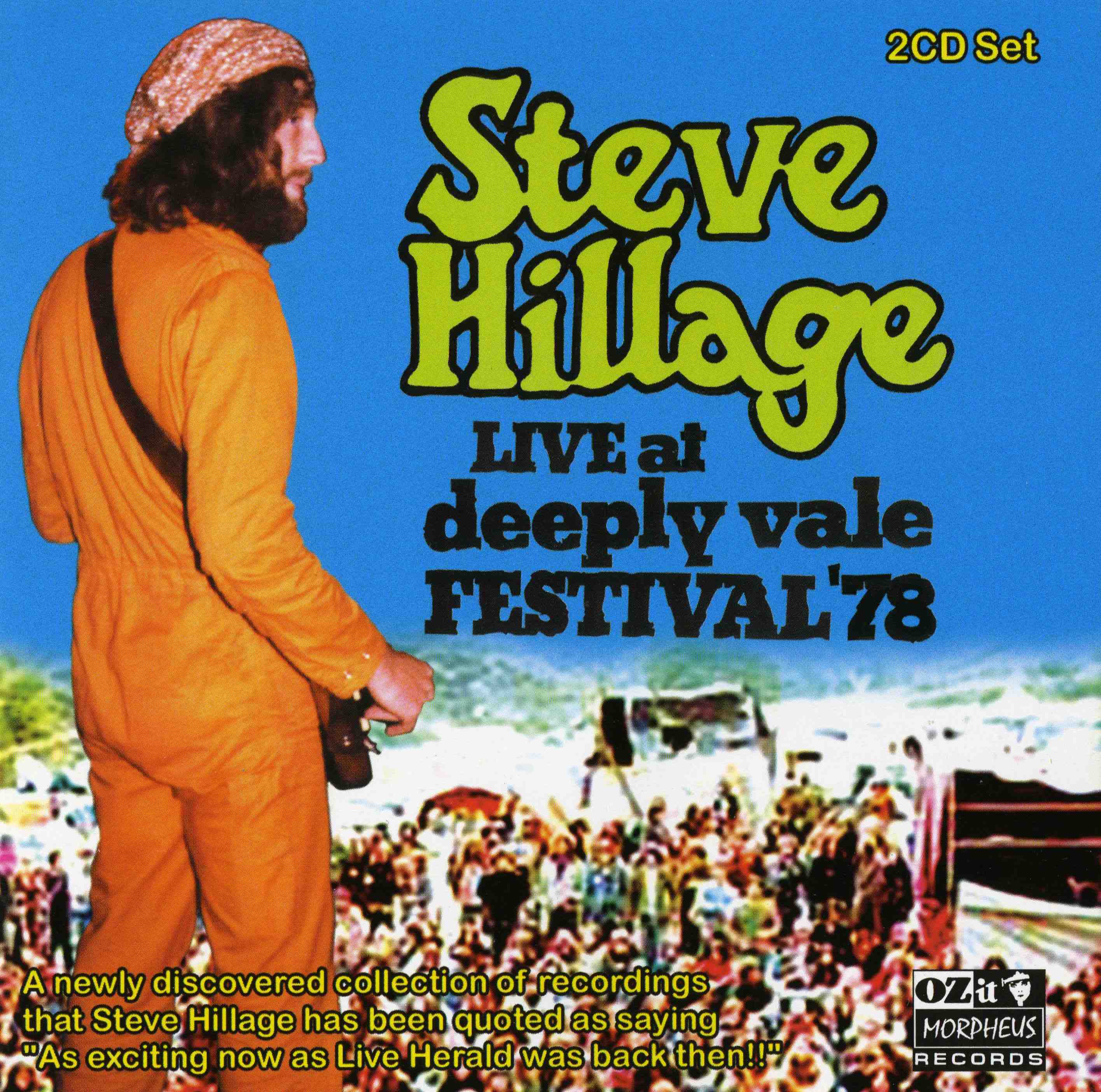 Steve Hillage Live at Deeply Vale Festival 78 album cover
