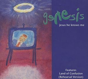 Genesis Jesus He Knows Me 5'' CD single album cover