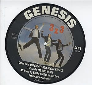 Genesis Paperlate picture 7'' album cover