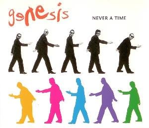 Genesis Never a Time album cover