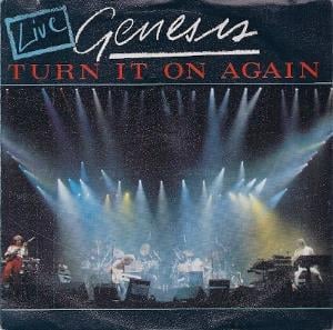 Genesis Turn It On Again (Live) album cover