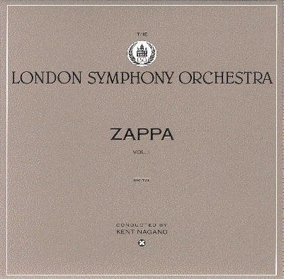 Frank Zappa - London Symphony Orchestra Vol. I CD (album) cover