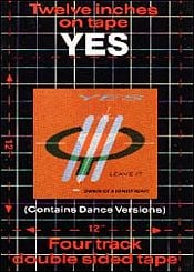 Yes - Twelve Inches on Tape CD (album) cover