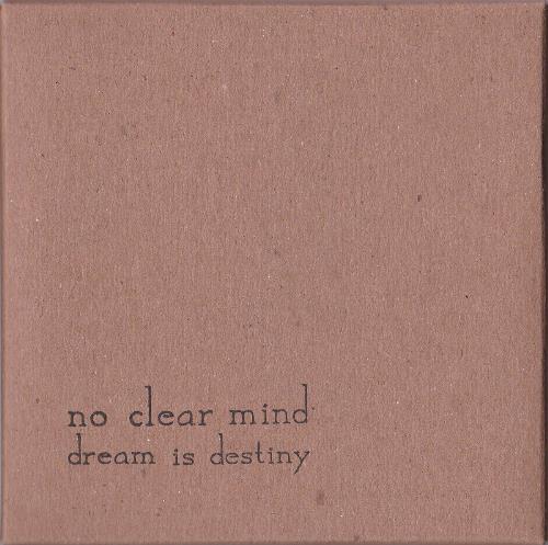 No Clear Mind Dream Is Destiny album cover