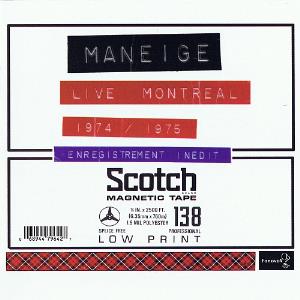Maneige Live Montral 1974/1975 album cover