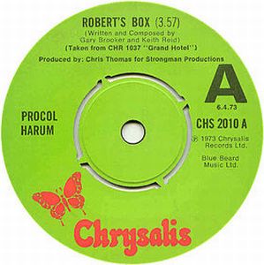 Procol Harum Robert's Box album cover