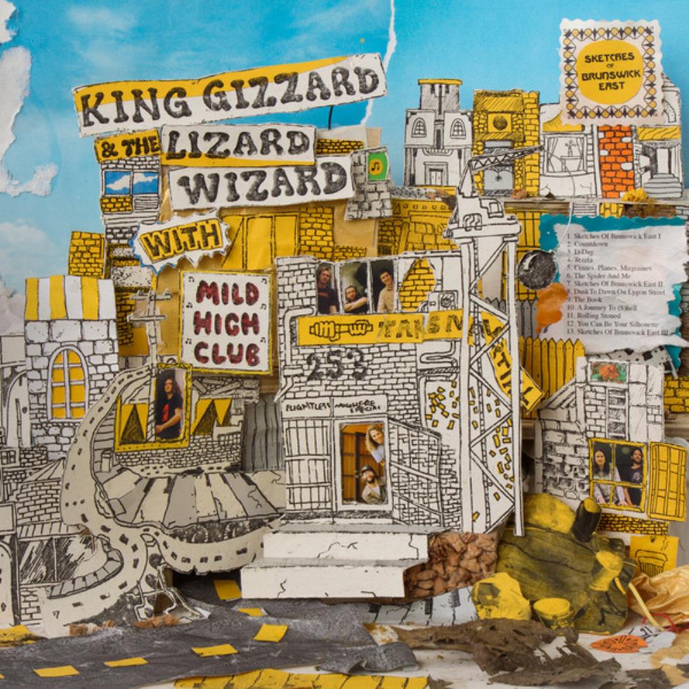 King Gizzard & The Lizard Wizard - King Gizzard and the Lizard Wizard & Mild High Club: Sketches of Brunswick East CD (album) cover