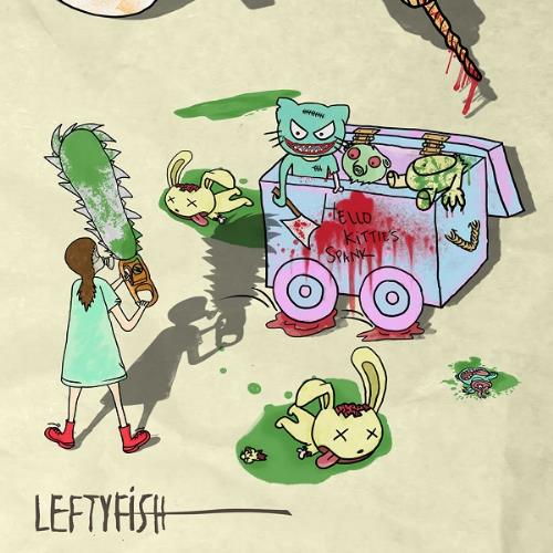 LeftyFish - Hello Kittie's Spank CD (album) cover