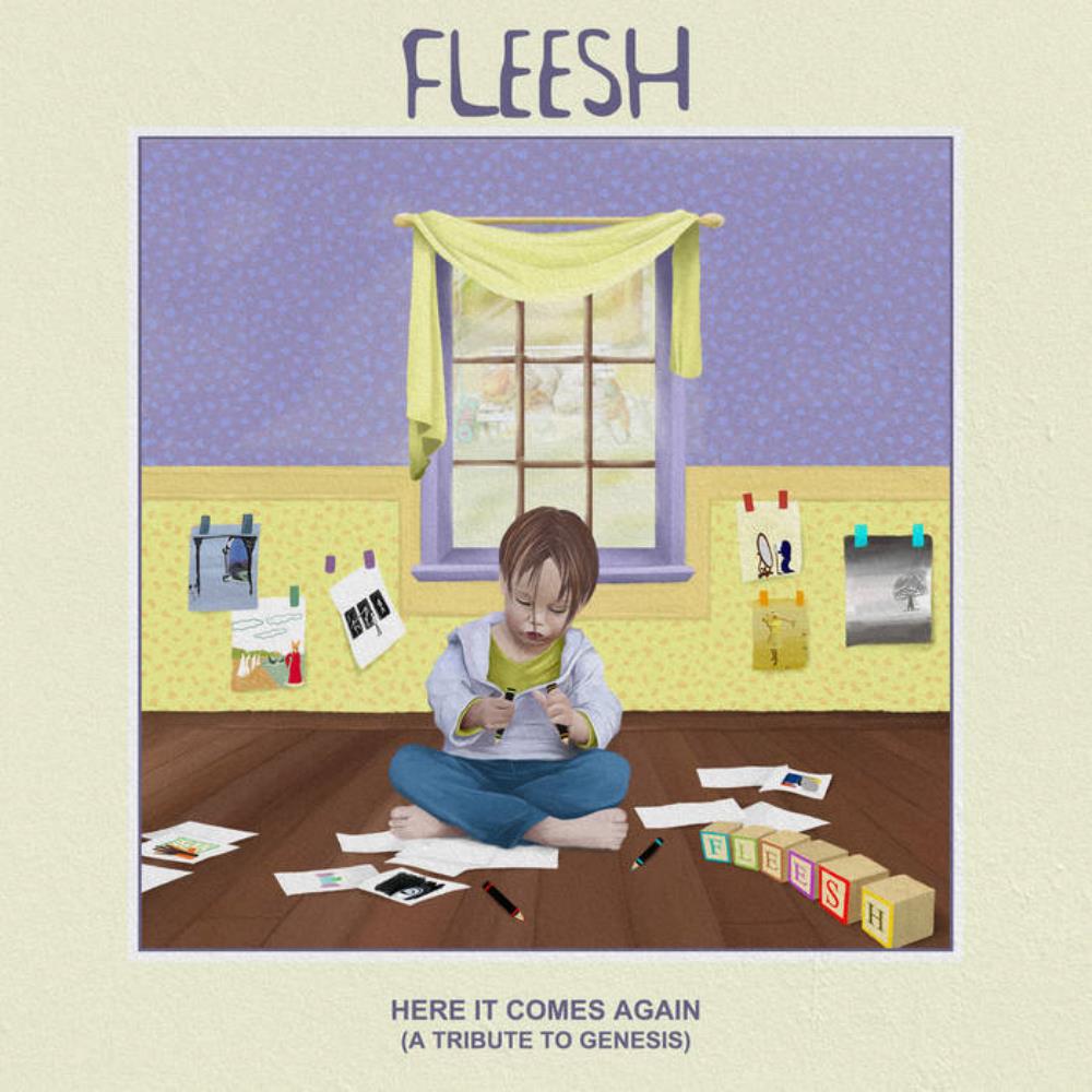 Fleesh - Here It Comes Again (A Tribute to Genesis) CD (album) cover