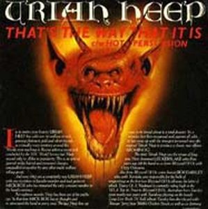 Uriah Heep - That's The Way That It Is CD (album) cover