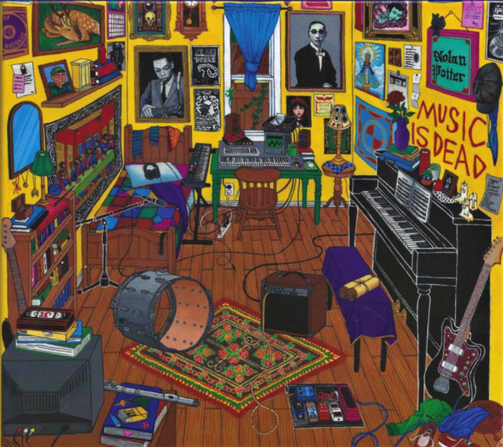 Nolan Potter's Nightmare Band - Music Is Dead CD (album) cover
