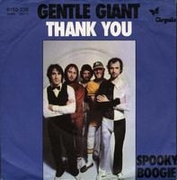 Gentle Giant - Thank You (edit) CD (album) cover