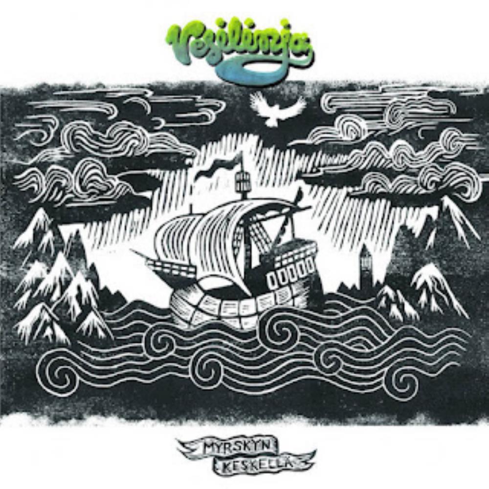 Vesilinja - Myrskyn Keskell CD (album) cover