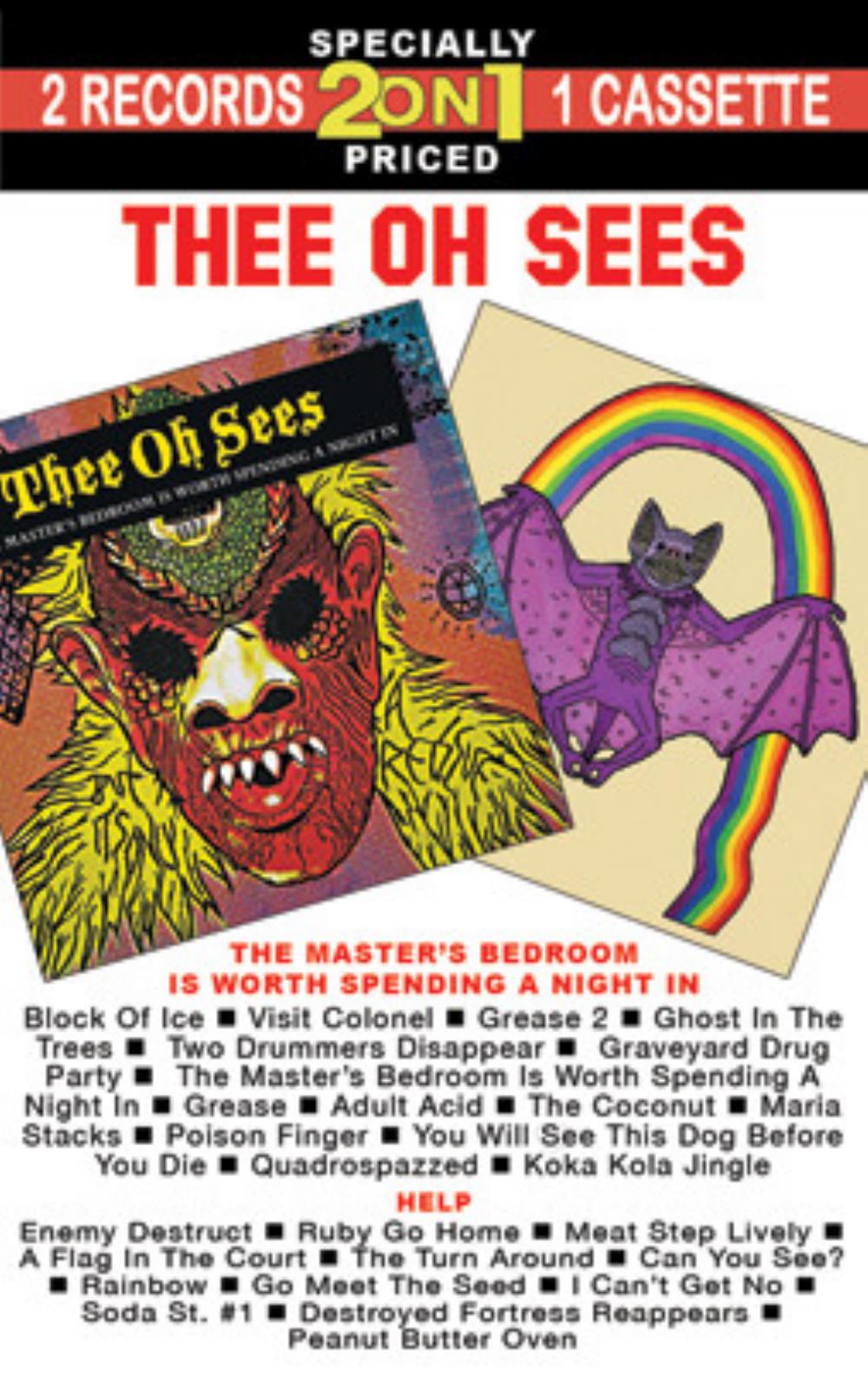 Thee Oh Sees - The Master's Bedroom Is Worth Spending a Night In / Help CD (album) cover