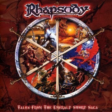 Rhapsody (of Fire) - Tales from the Emerald Sword Saga CD (album) cover