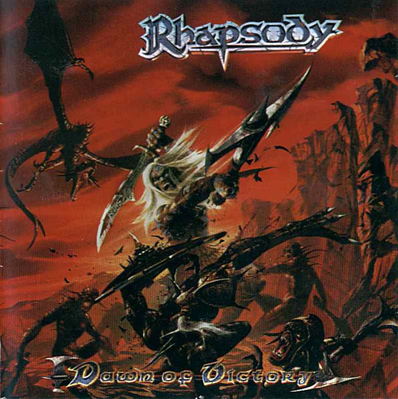 Rhapsody (of Fire) - Dawn of Victory CD (album) cover