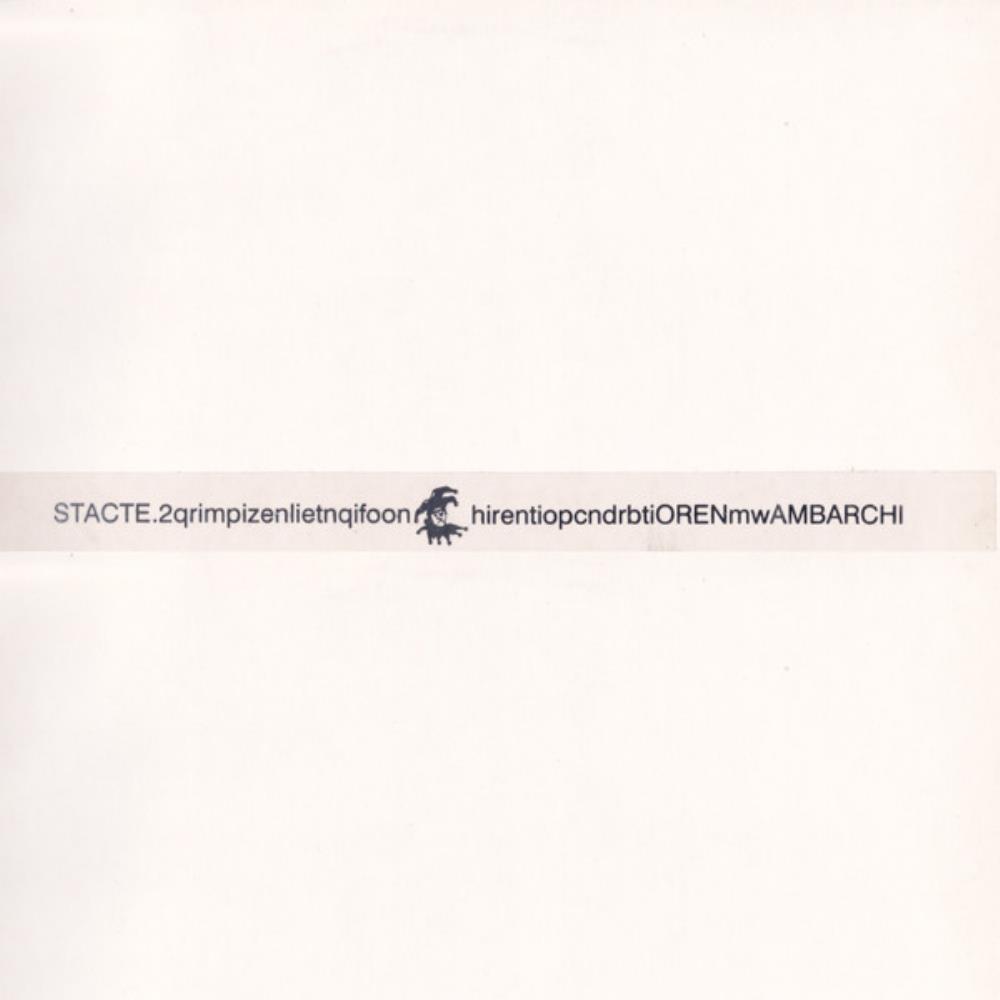 Oren Ambarchi Stacte.2 album cover