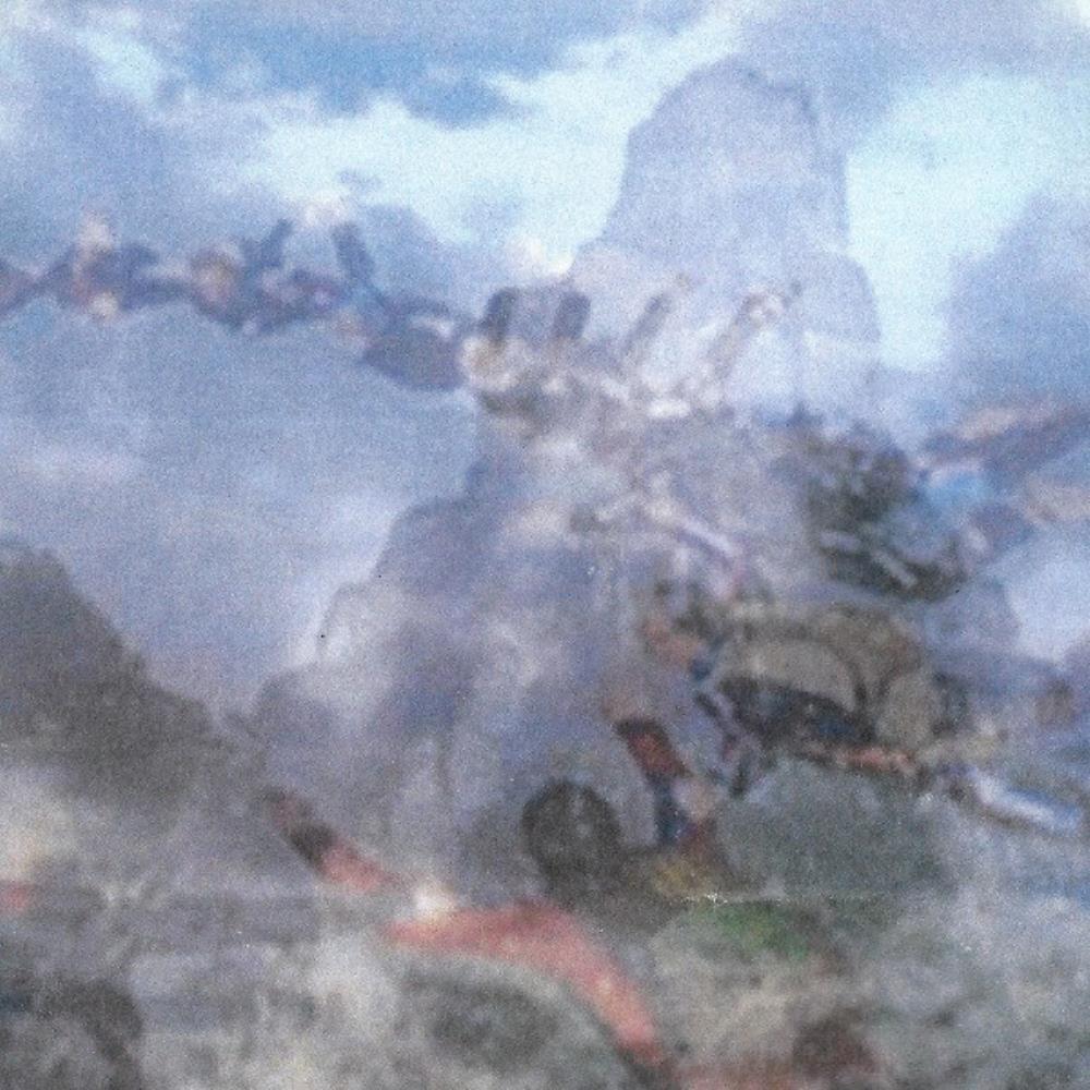 James Ferraro VHS Radio 1988 / Lamborghini Crystal: Sky Divers Request / Cyborg Chillers album cover