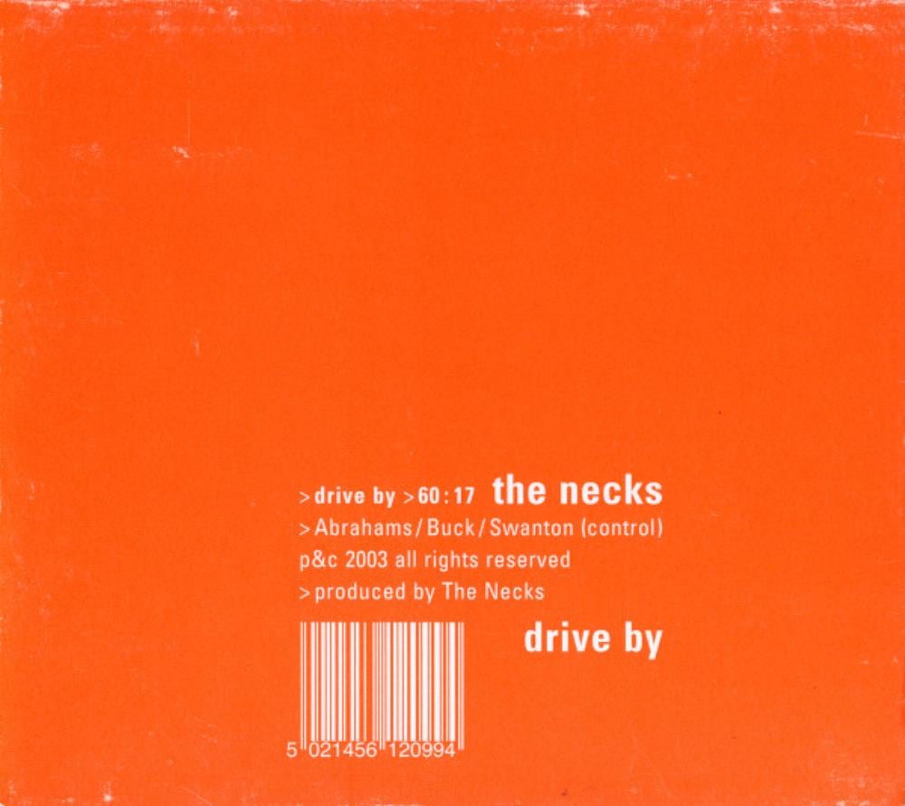 The Necks Drive By album cover